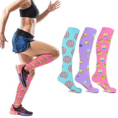 Extreme Fit Compression Socks Knee High Performance Socks For Running