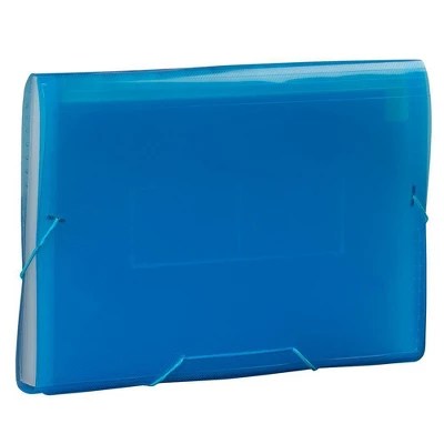 Jam Paper 10" X 15" 13 Pocket Plastic Expanding File Folder Legal