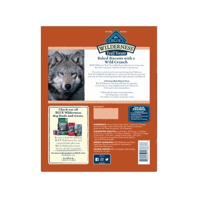 Blue Buffalo Wilderness 100 Grainfree Biscuits Turkey Recipe Crunchy