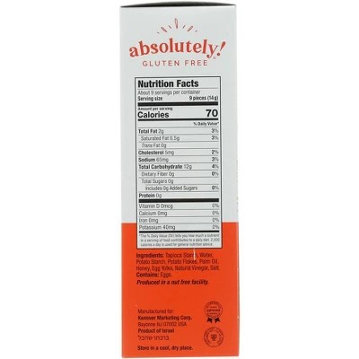 Absolutely Gluten Free Original Crackers Case Of 12/4.4 Oz Target