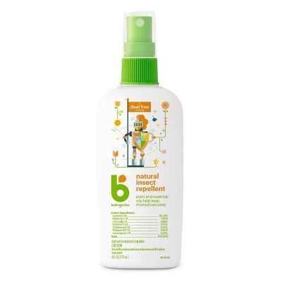 Babyganics Natural Deet-Free Insect Repellent - 6 Fl Oz Spray Bottle : Target
