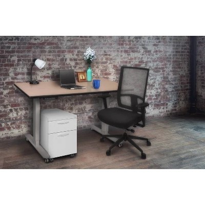 Esteem Height Adjustable Power Desks Collection Regency