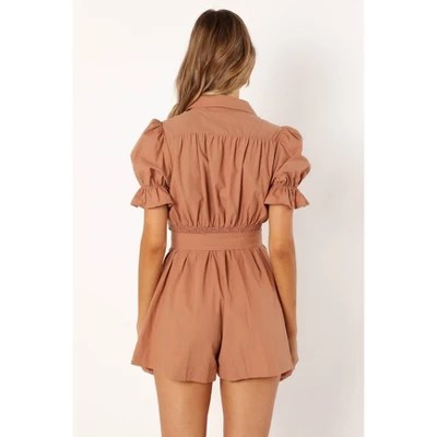 Petal And Pup Womens Riley Waist Tie Romper Target