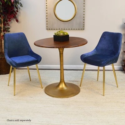 30" Somerset Wood Top Round Dining Table Carolina Chair & Table Target