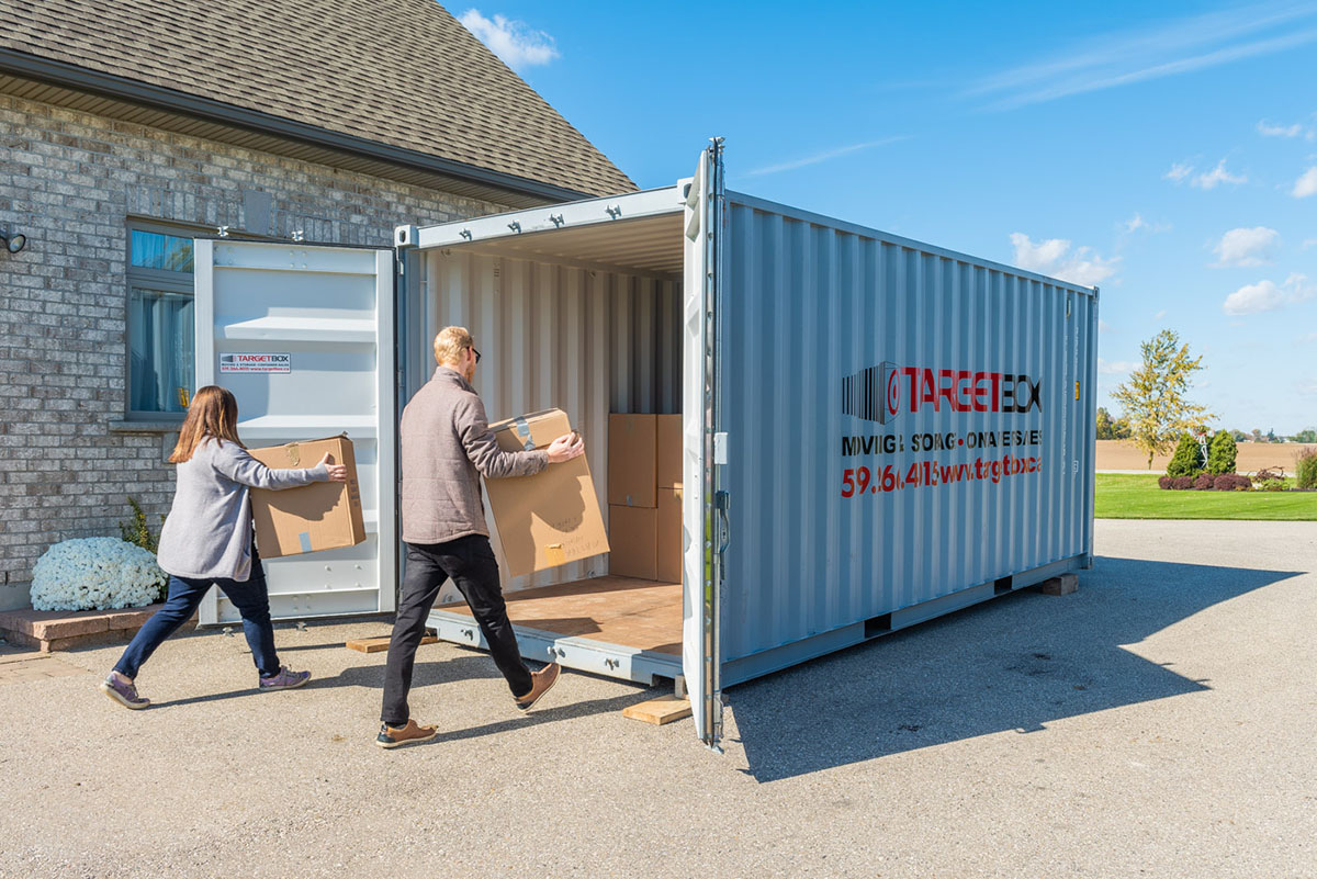 Moving Yourself or Hiring a Moving Company? TargetBox Containers