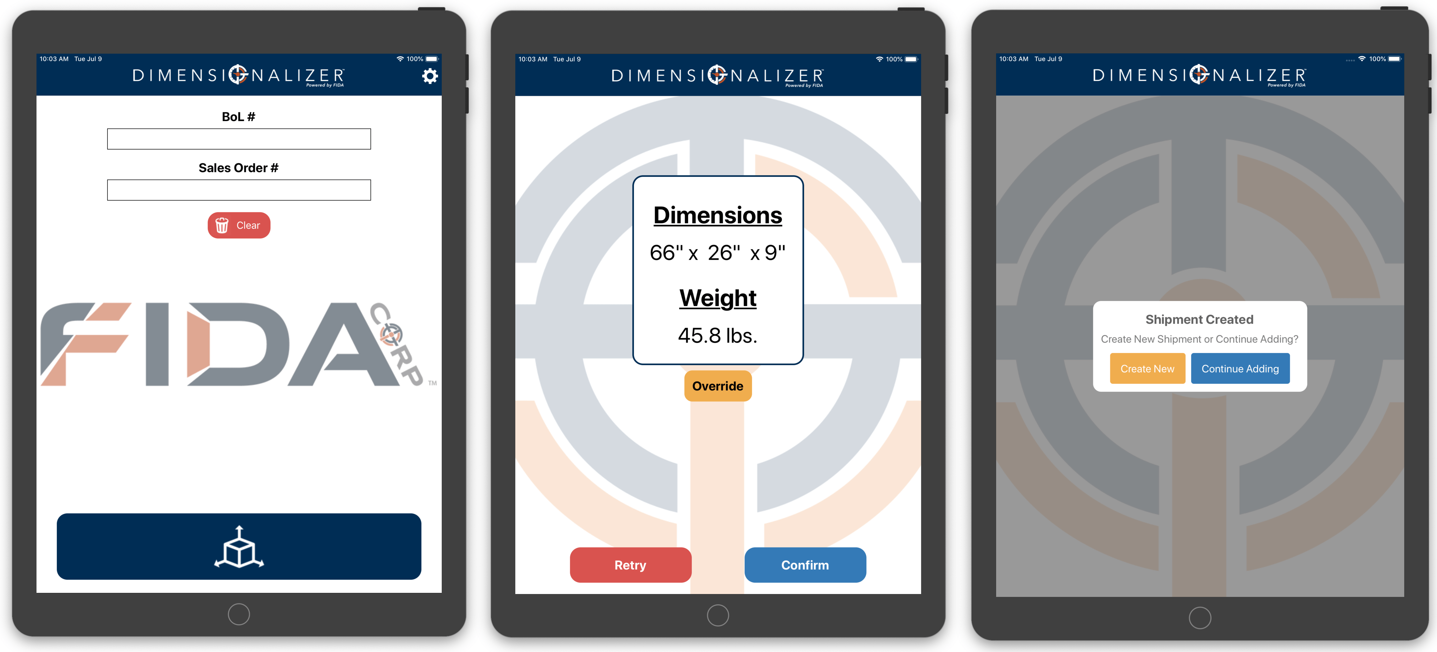 The Dimensionalizer Target Freight
