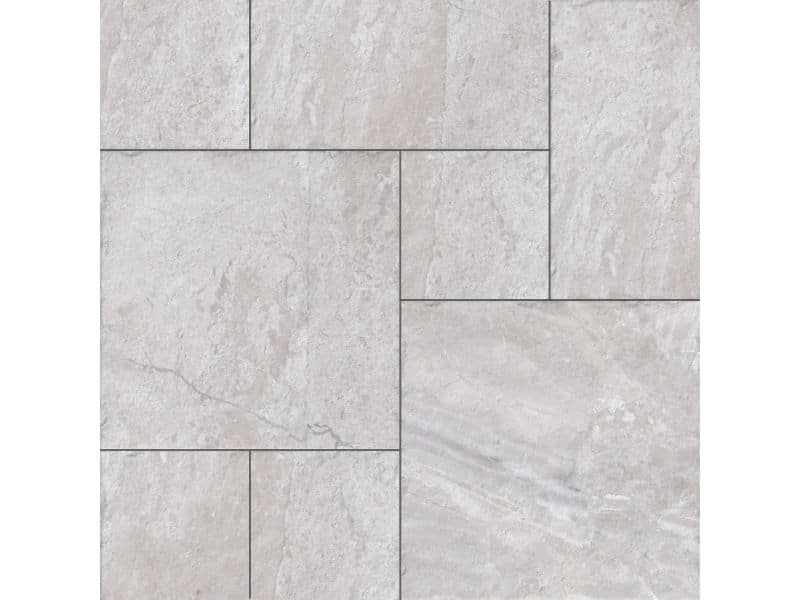 Boulder Silver Modular Pattern Floor Tile Outdoor Floor Tiles