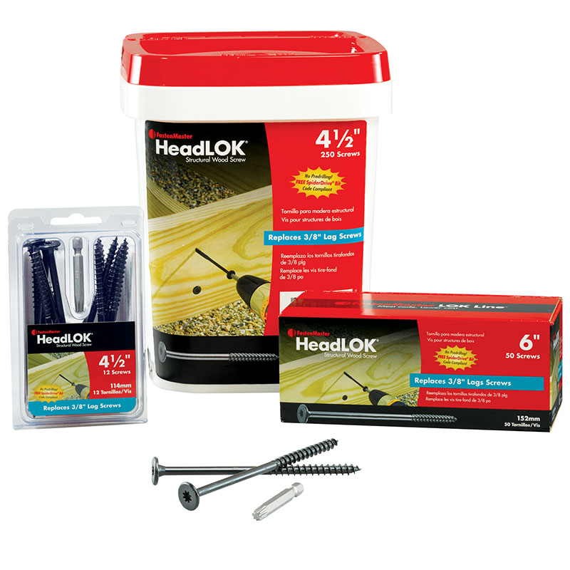 HeadLok Structural Wood Screw Tarheel Wood Treating