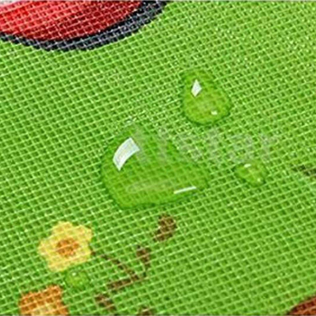 GoRogue Baby Play Mat, Floor Crawling Educational Double Sided Waterproof Carpet for Kids