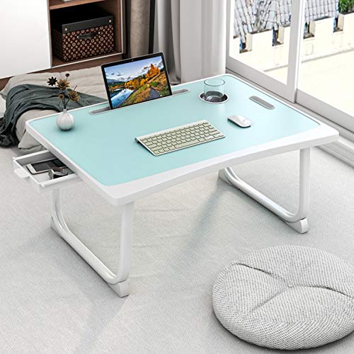 Tarkan Portable Folding Laptop Desk for Bed, Lapdesk with Handle