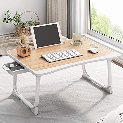 Tarkan Portable Folding Laptop Desk for Bed, Lapdesk with Handle