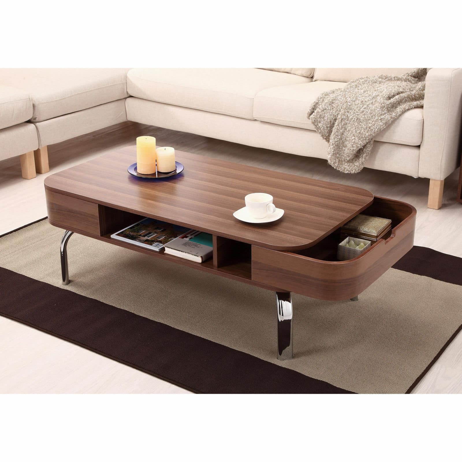 Buy Wood Storage Coffee Table Online in Lahore Tarkhan.pk