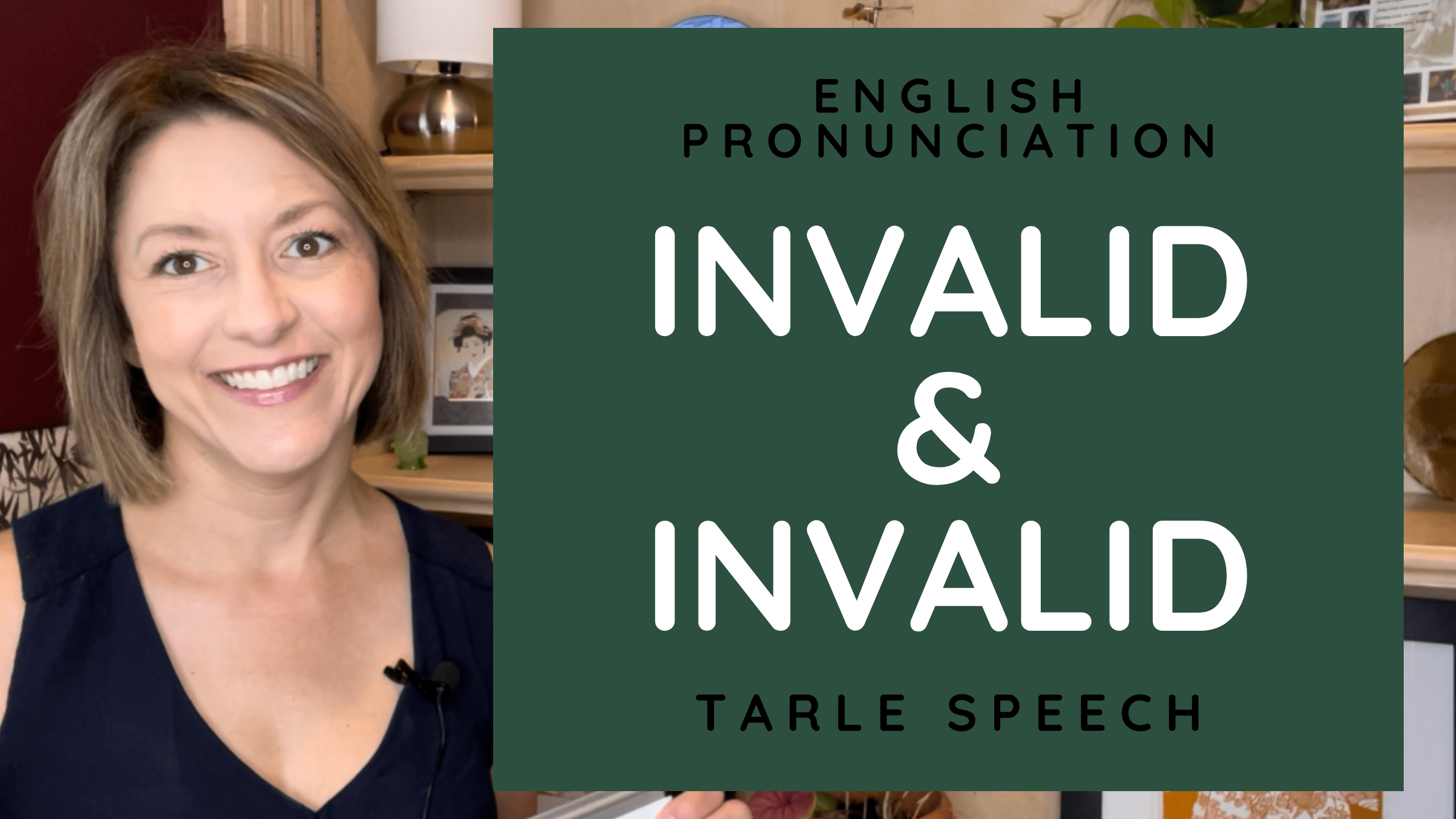 How to Pronounce INVALID & INVALID American English Heteronym