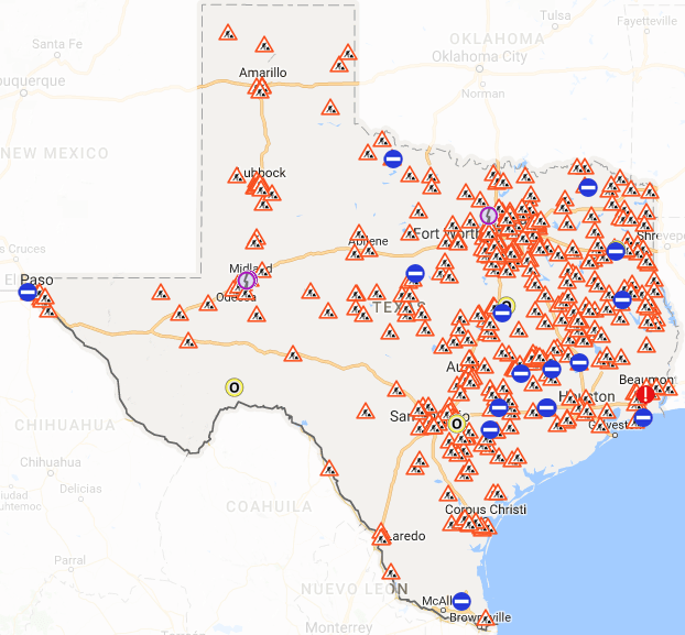 Drive Texas Map Tarleton State University Libraries