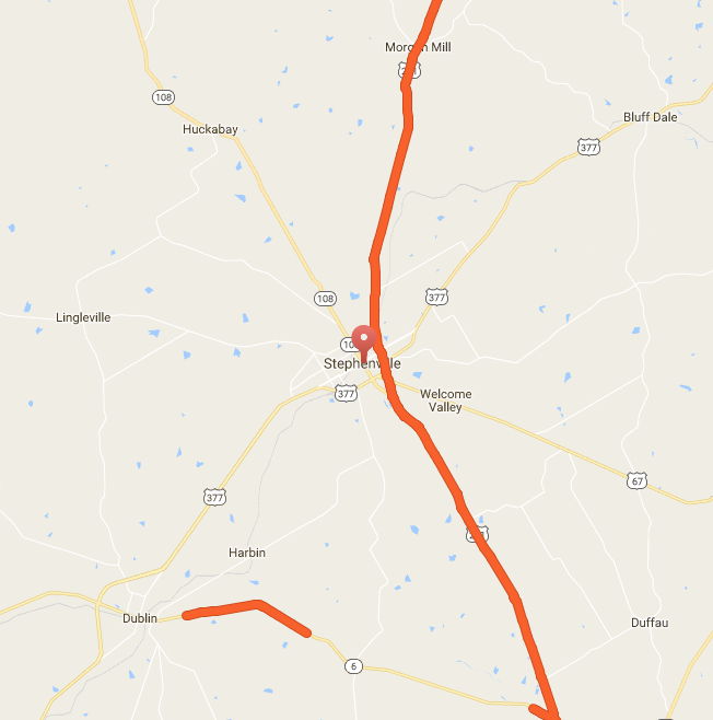 Drive Texas Map Tarleton State University Libraries