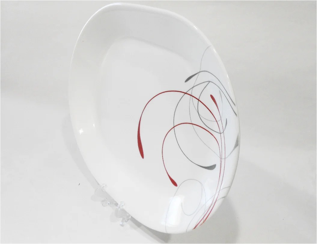 ️ NEW Corelle SPLENDOR 12 1/4" x 10" SERVING PLATTER *Energetic RED G