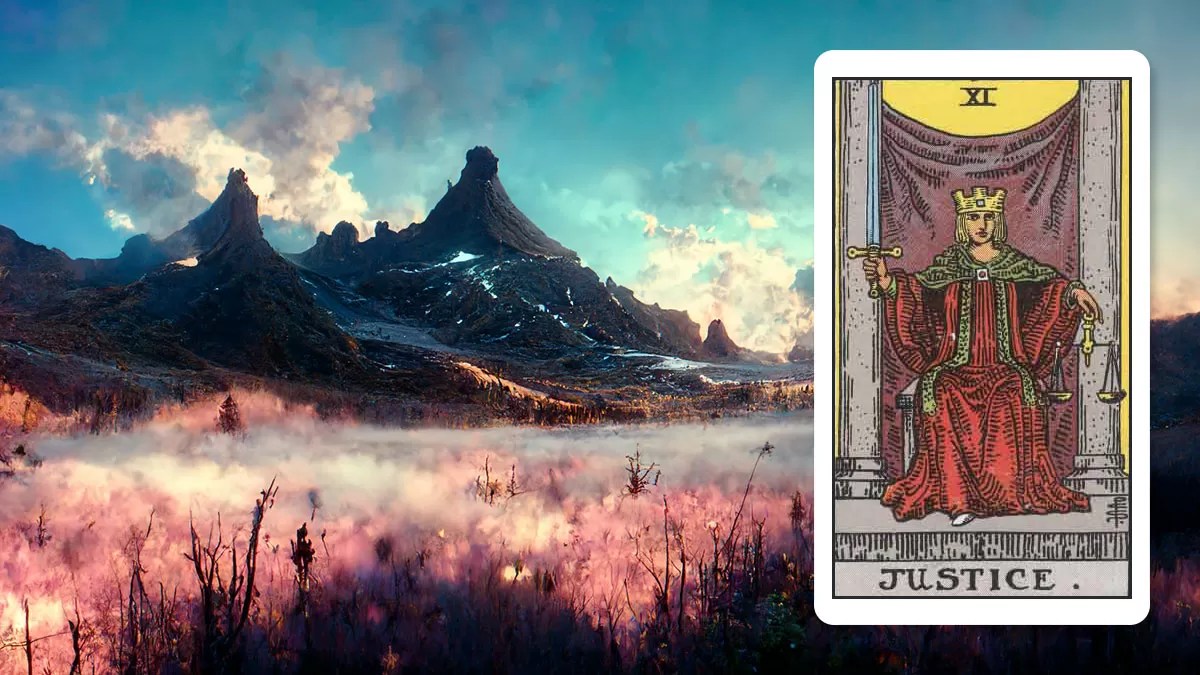 Justice Tarot Card Meaning (Karma & Imbalance) • Tarot Ash