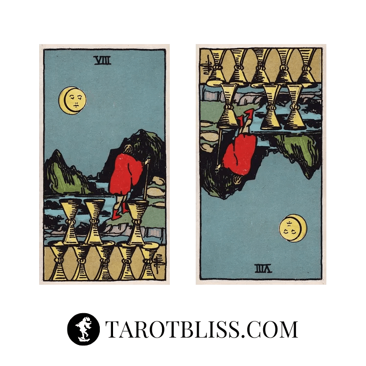 Eight of Cups Tarot Card Meaning Love, Work, Health & More