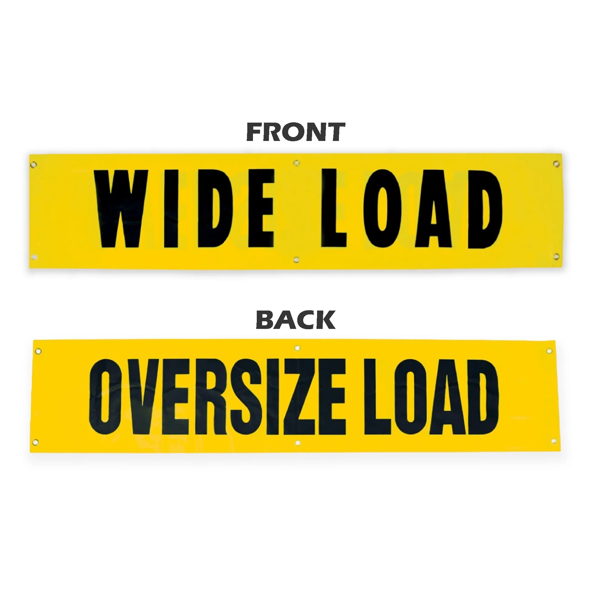 Oversize/Wide Load Reversible Sign