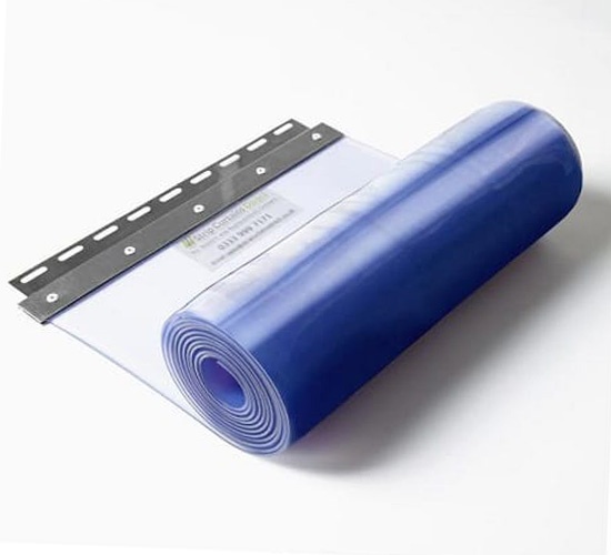 PVC STRIP ROLL ANTIMICROBIAL PVC REPLACEMENT STRIPS 200MM X 2MM Tarps Uk