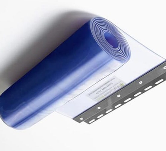 PVC STRIP ROLL ANTIMICROBIAL PVC REPLACEMENT STRIPS 300MM X 3MM Tarps Uk