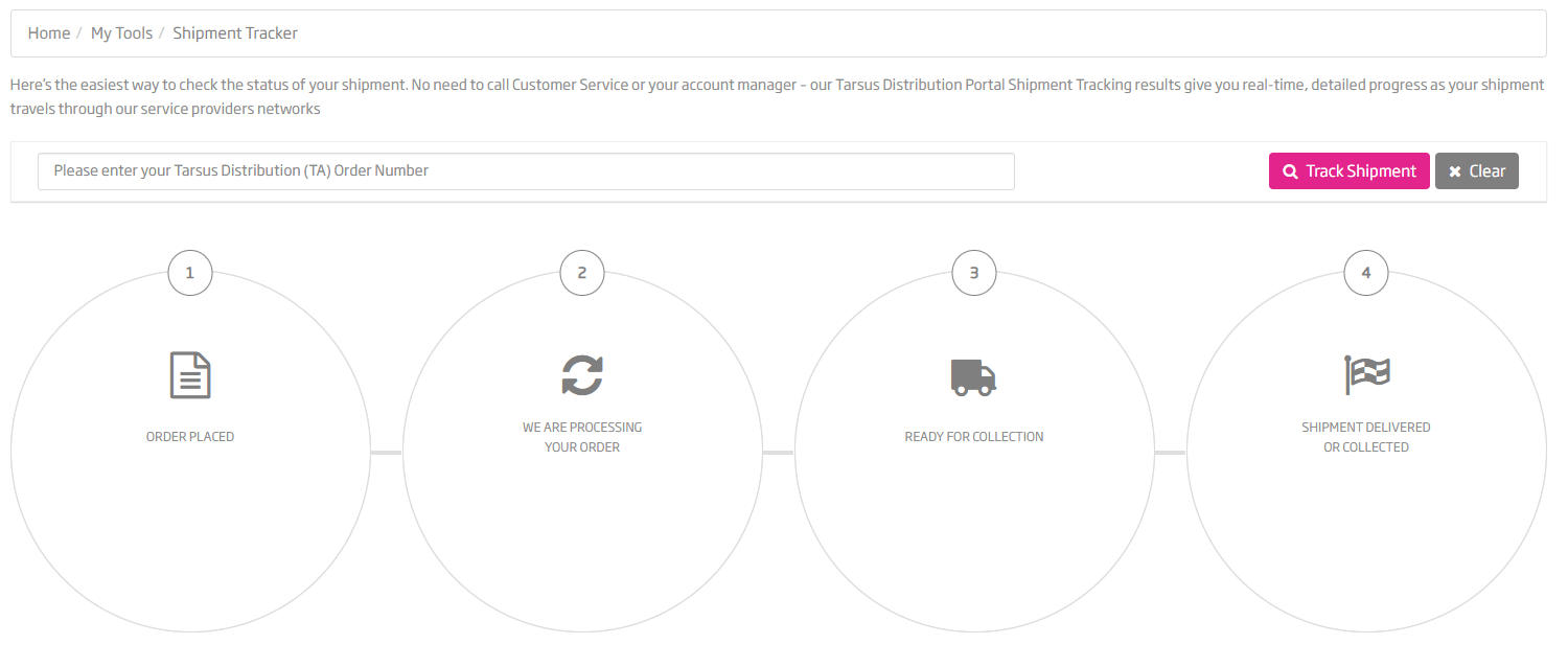 How to track my order TDP Help Hub