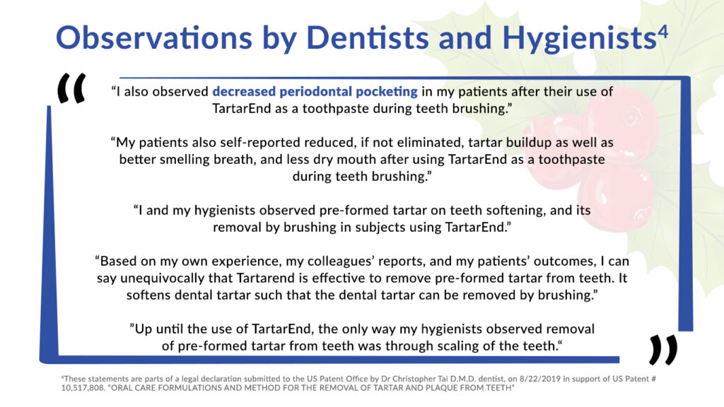 Remove Tartar, Plaque & Dental Calculus TartarEnd® Toothpaste