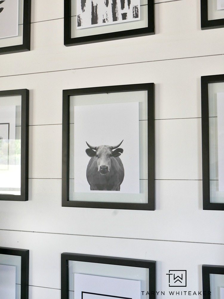 Rustic Black and White Gallery Wall Taryn Whiteaker Designs