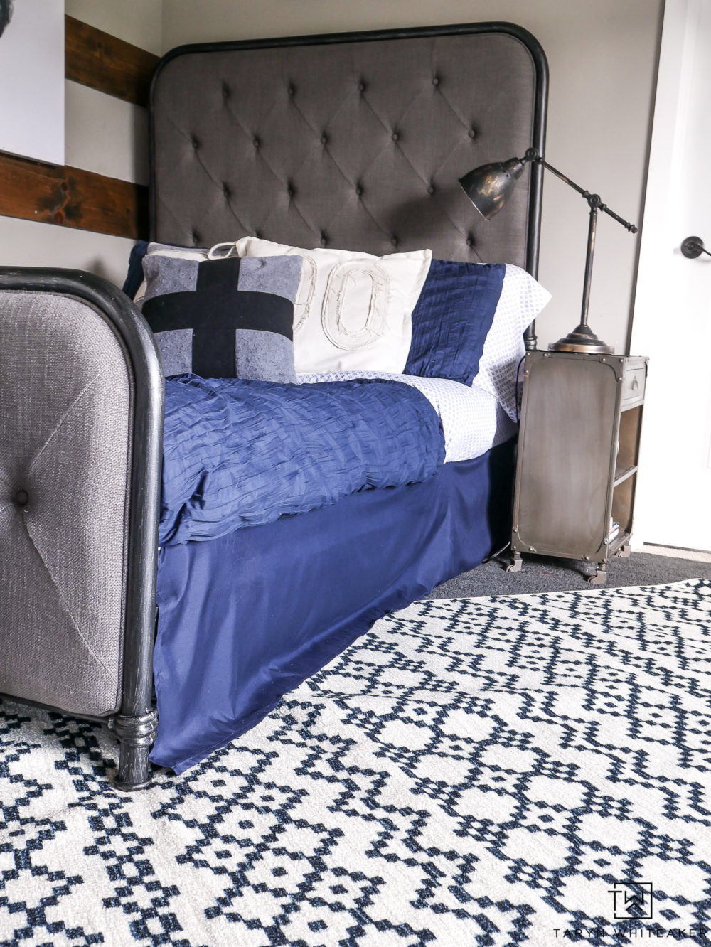 Navy Blue Bedding For A Boys Room Taryn Whiteaker Designs