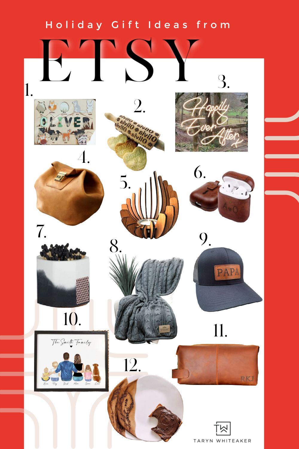 Etsy Gift Ideas For Christmas Taryn Whiteaker Designs