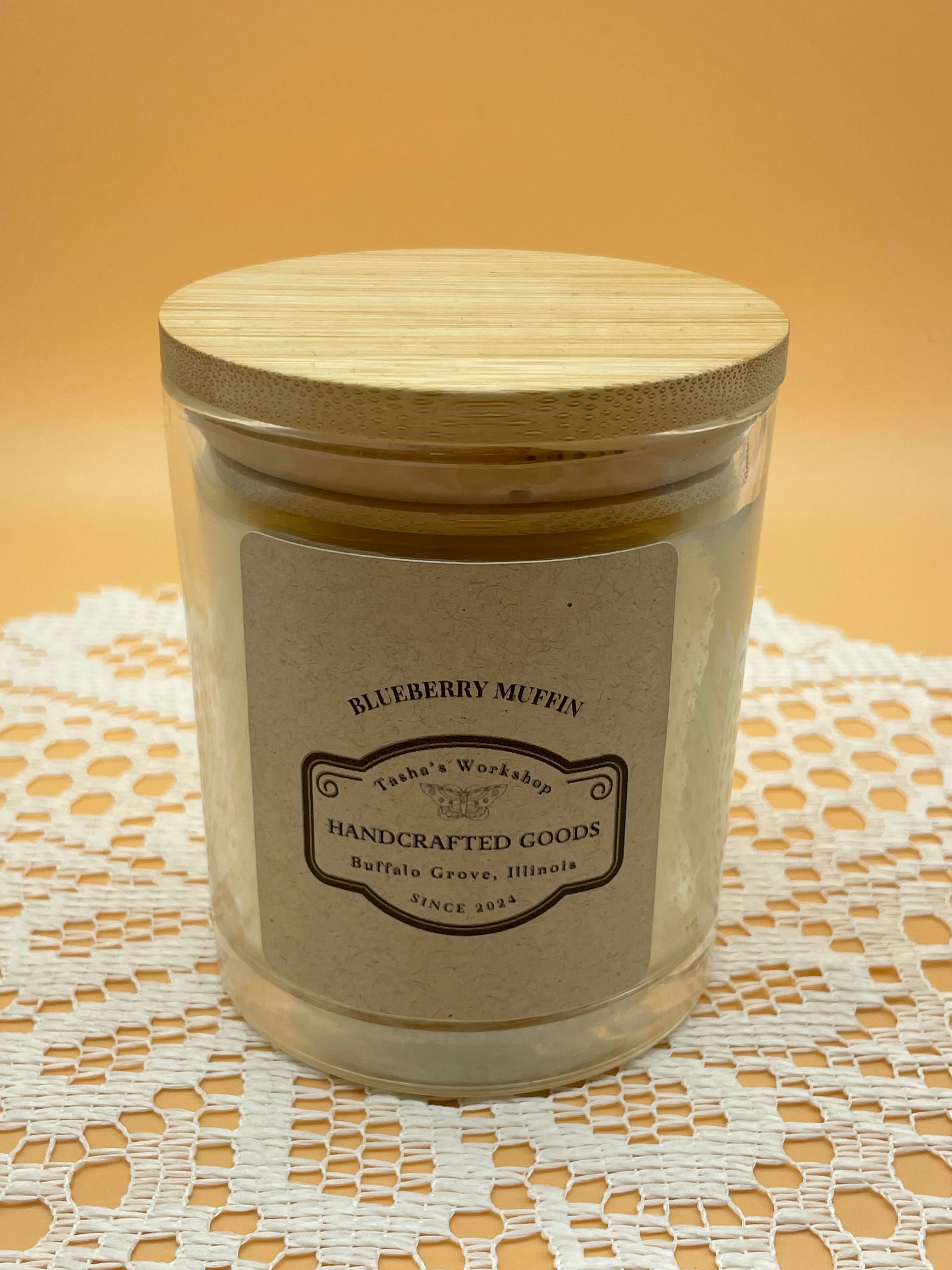 Blueberry Muffin Soy Wax Candle 10oz Tasha's