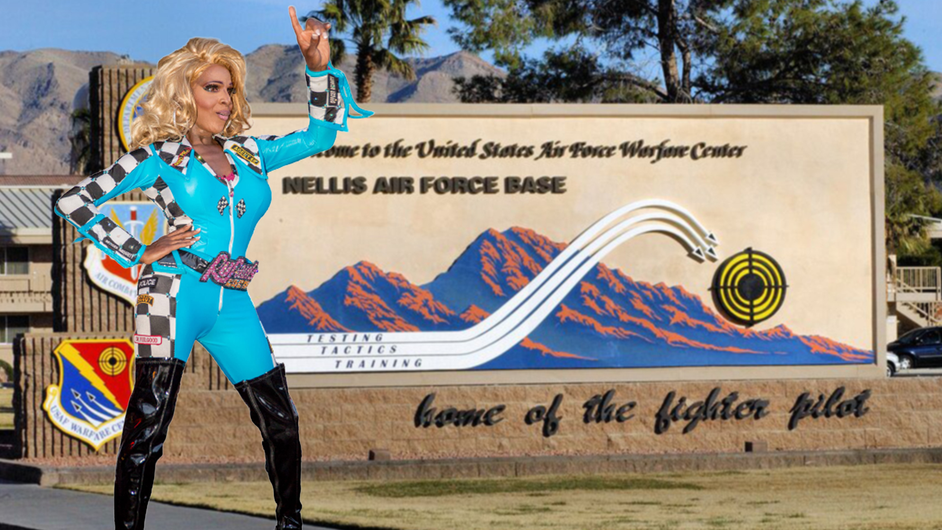 Nellis Air Force Base held its first ever drag show. Here's why