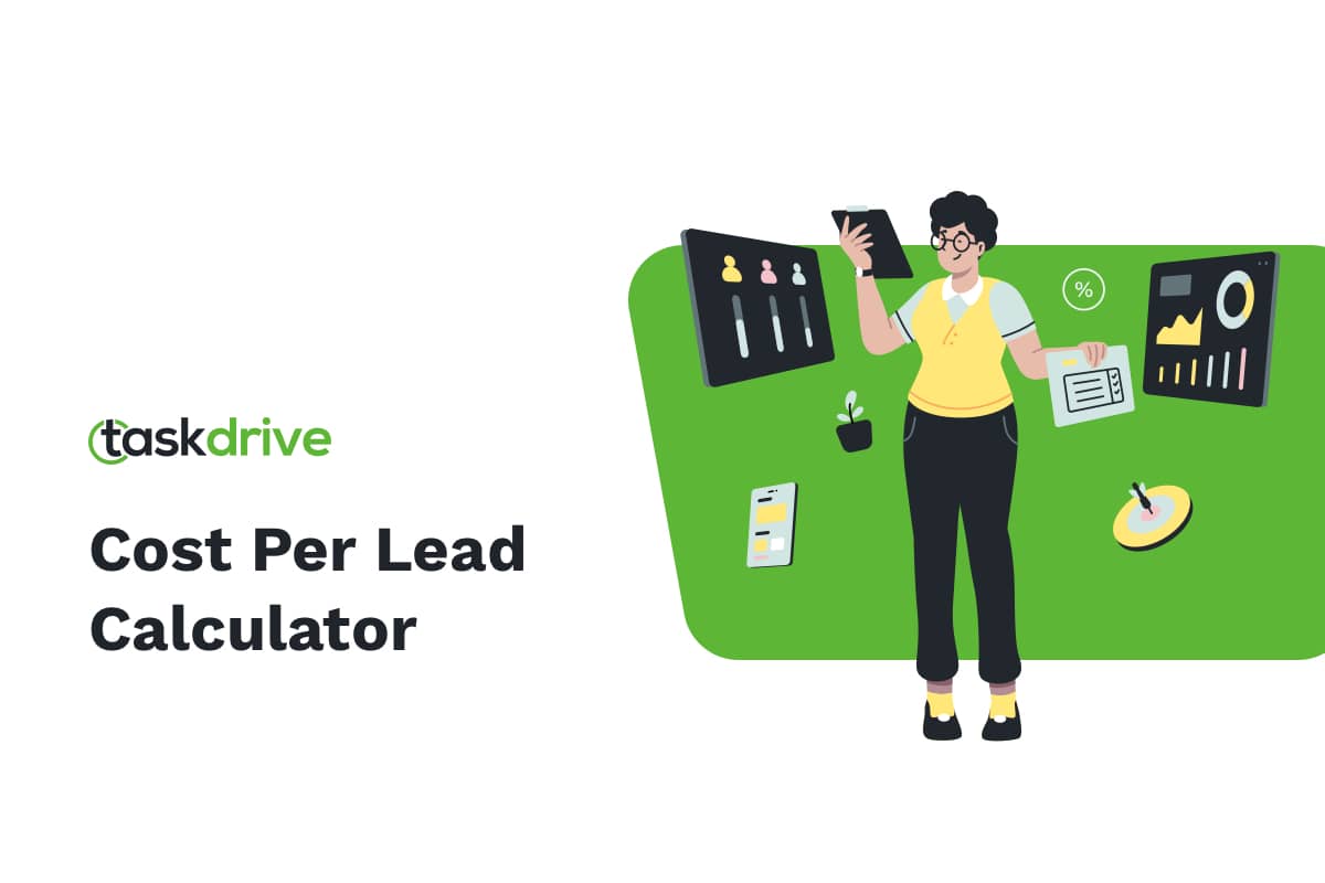 Cost Per Lead Calculator TaskDrive