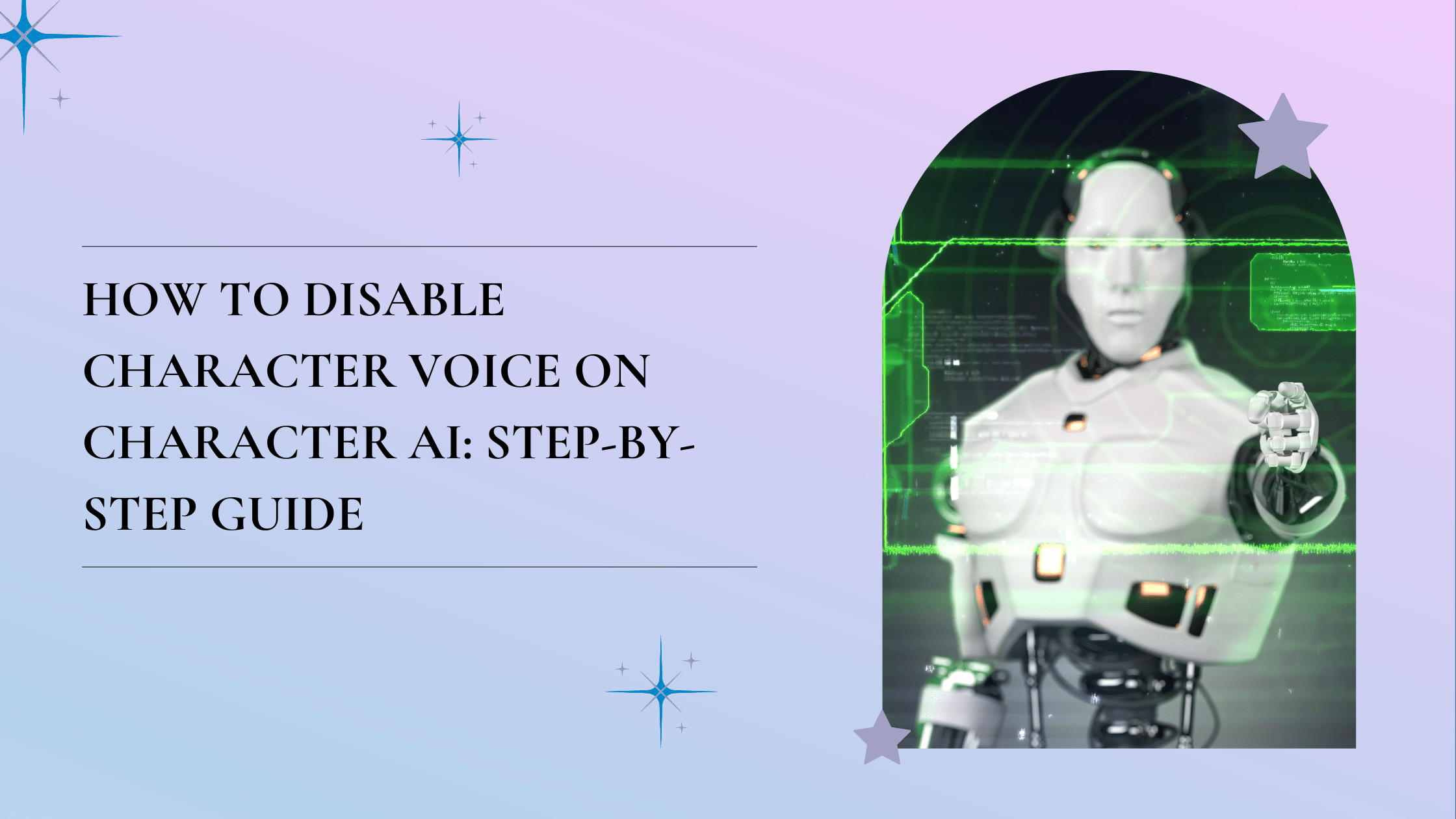 How to Disable Character Voice on Character AI