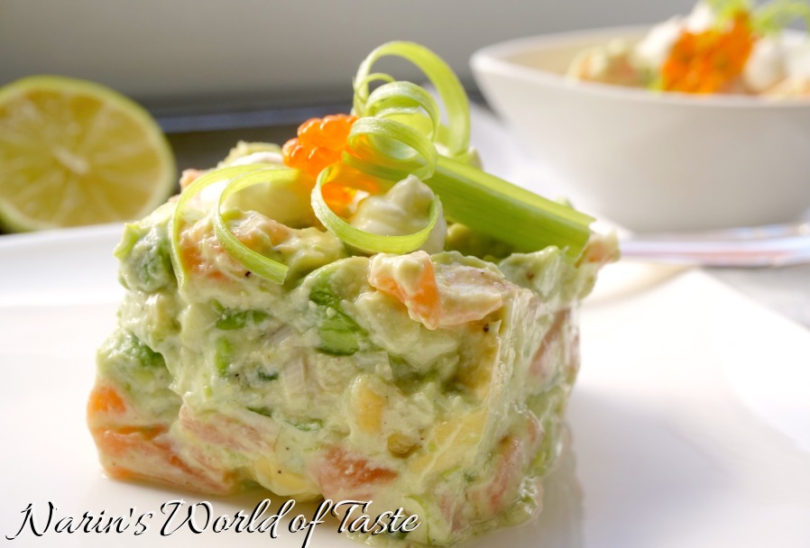 Salmon Horseradish Tartare Narin's World of Taste