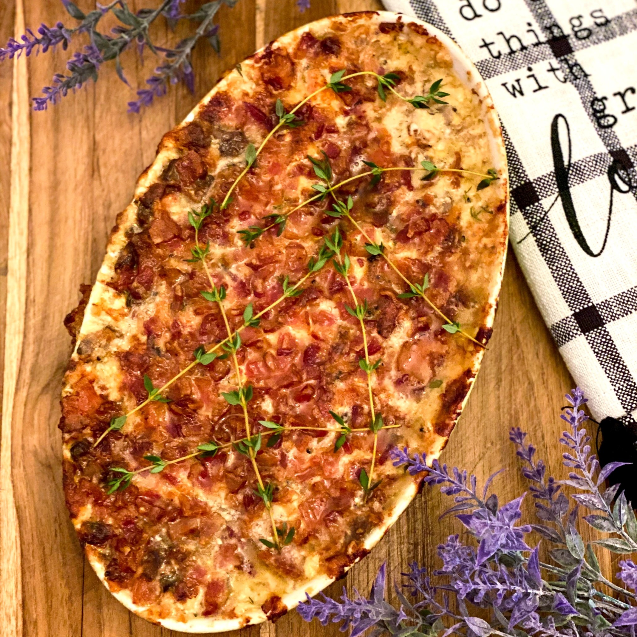 Bacon and Mushroom Dip TasteAbroad Recipe with Pictures