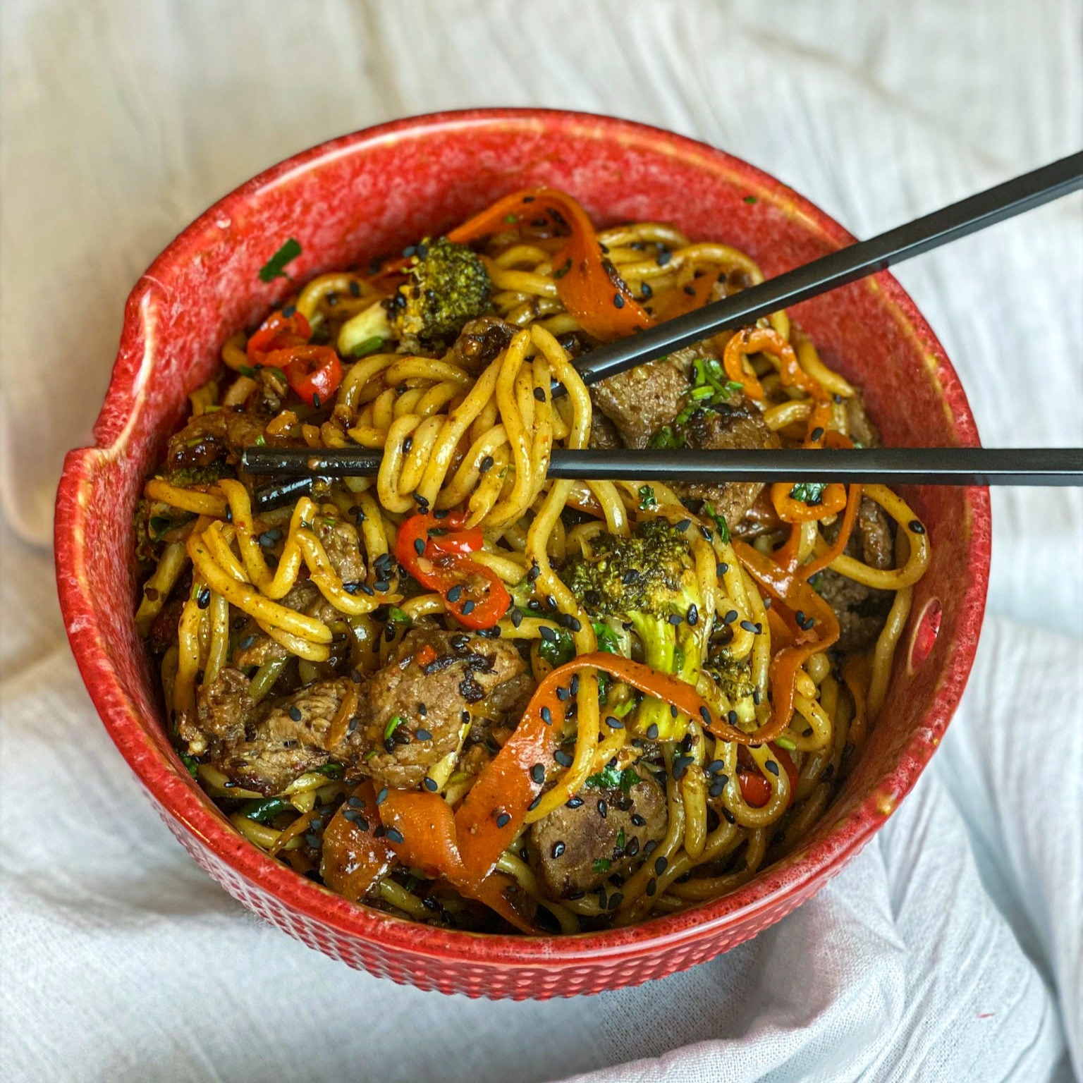 Sweet Chili Beef Stir Fry TasteAbroad Recipe with Pictures