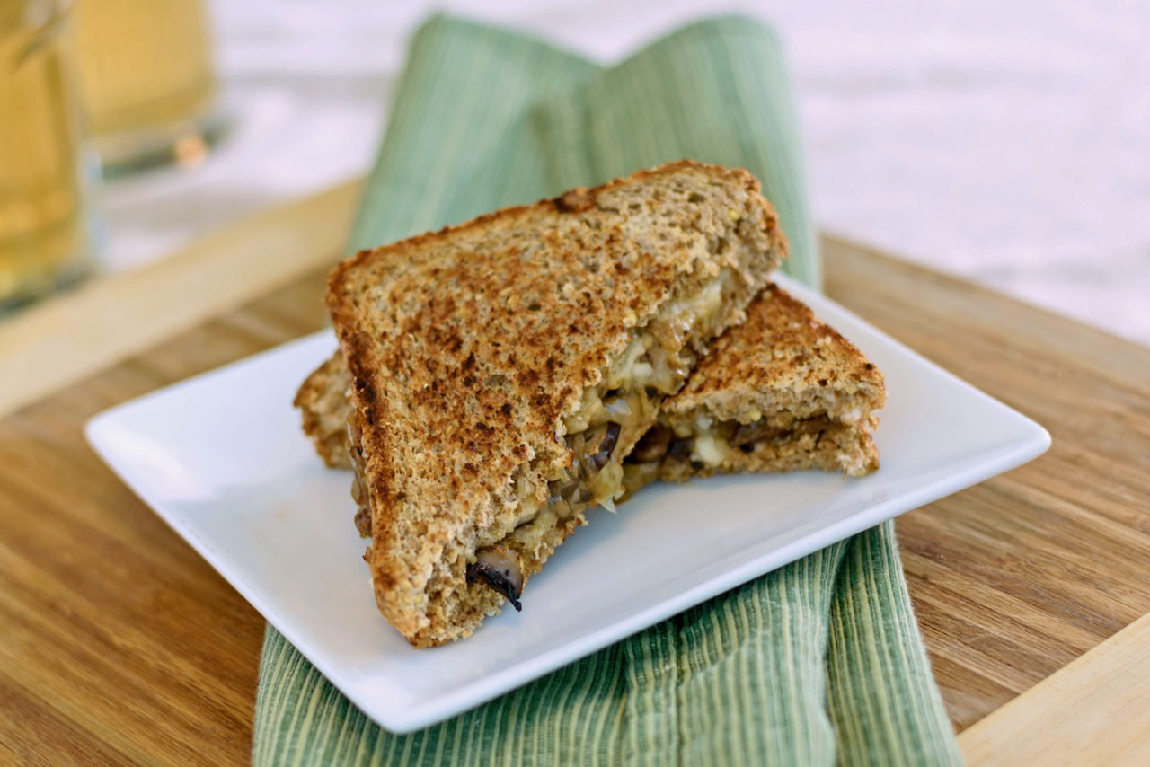 Friday Four Mushroom and Balsamic Onions Grilled Cheese 011521