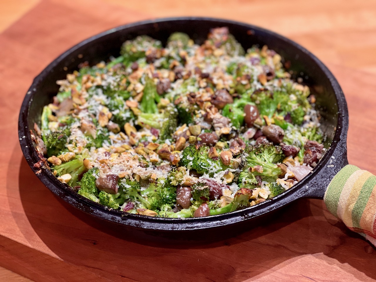 Friday Four Cast Iron Skillet Broccoli Parmesan Gratin 012624
