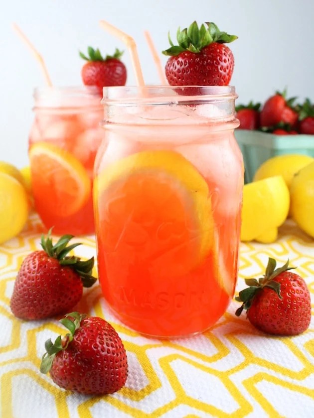 "Loaded" Strawberry Lemonade Vodka Cocktail Taste And See
