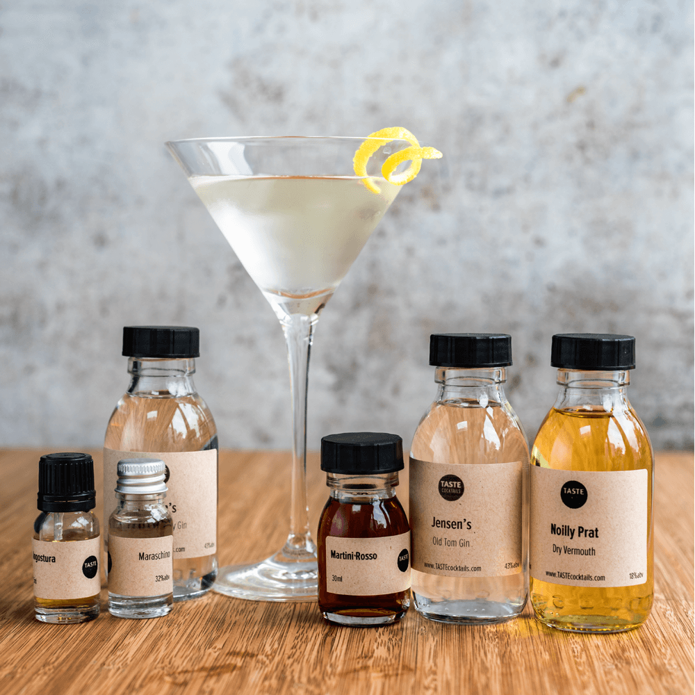 The Gin Martini & Martinez Kit TASTE cocktails