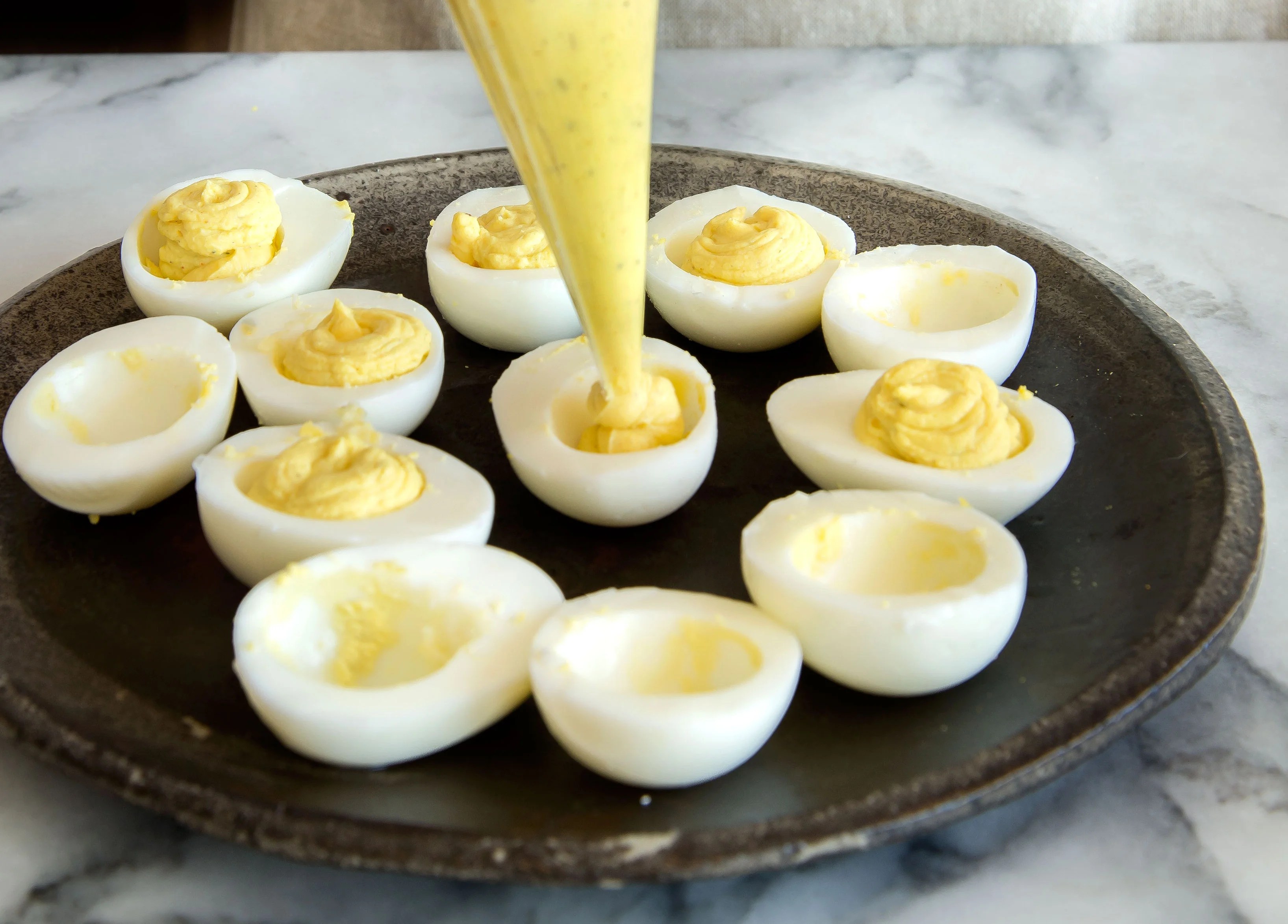Perfect Deviled Eggs Call for Good FarmFresh Eggs, Real Mayonnaise and