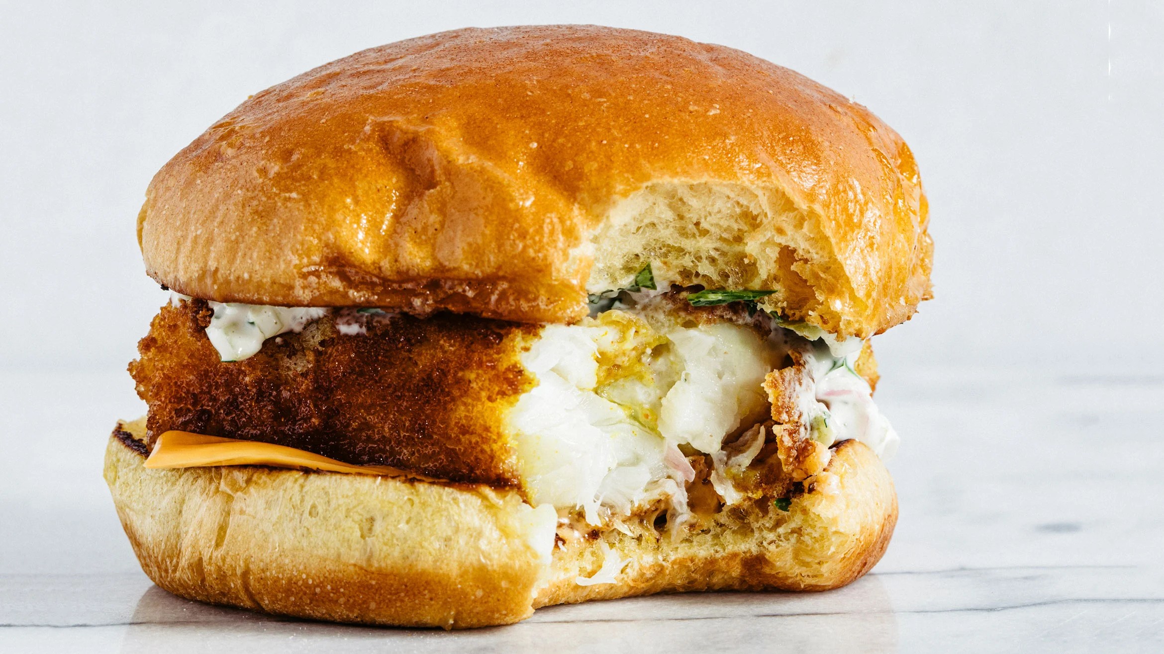 Fried Tilapia Sandwich