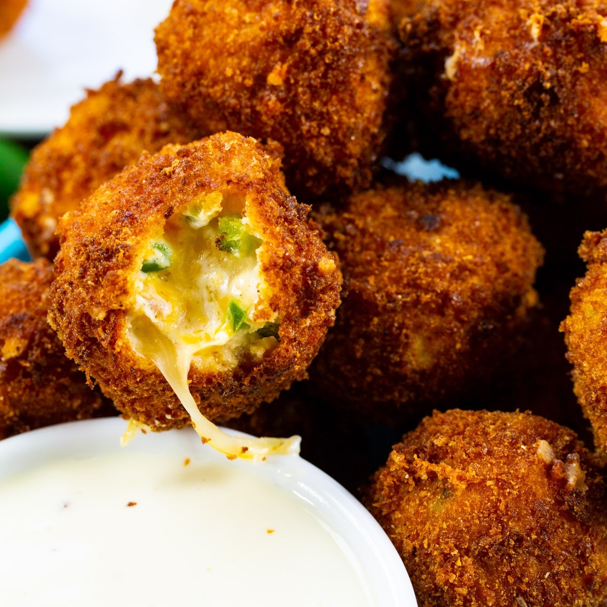 Fried Jalapeno Popper Bites