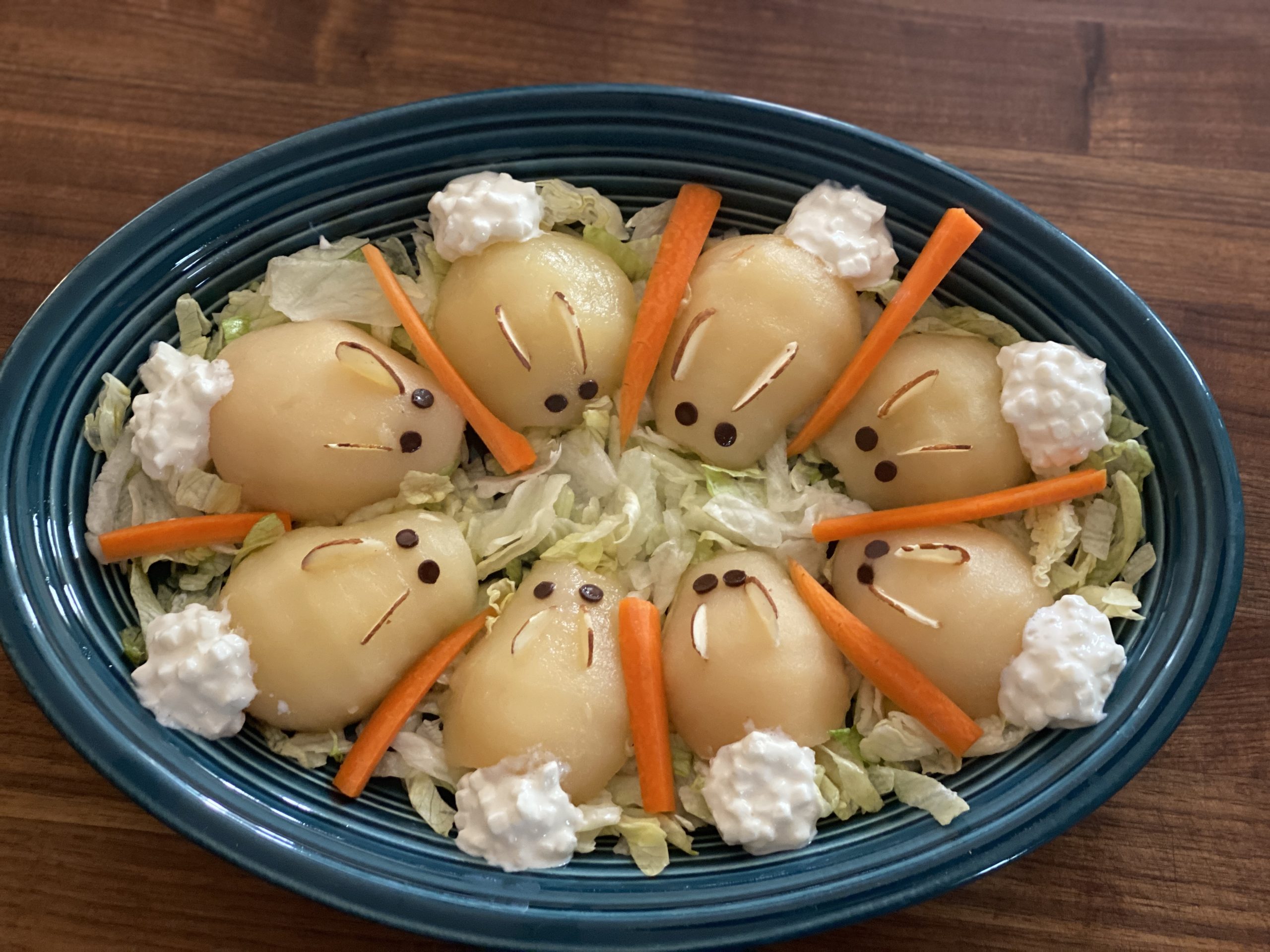 Pear Bunny Salad The Tasteful Baker