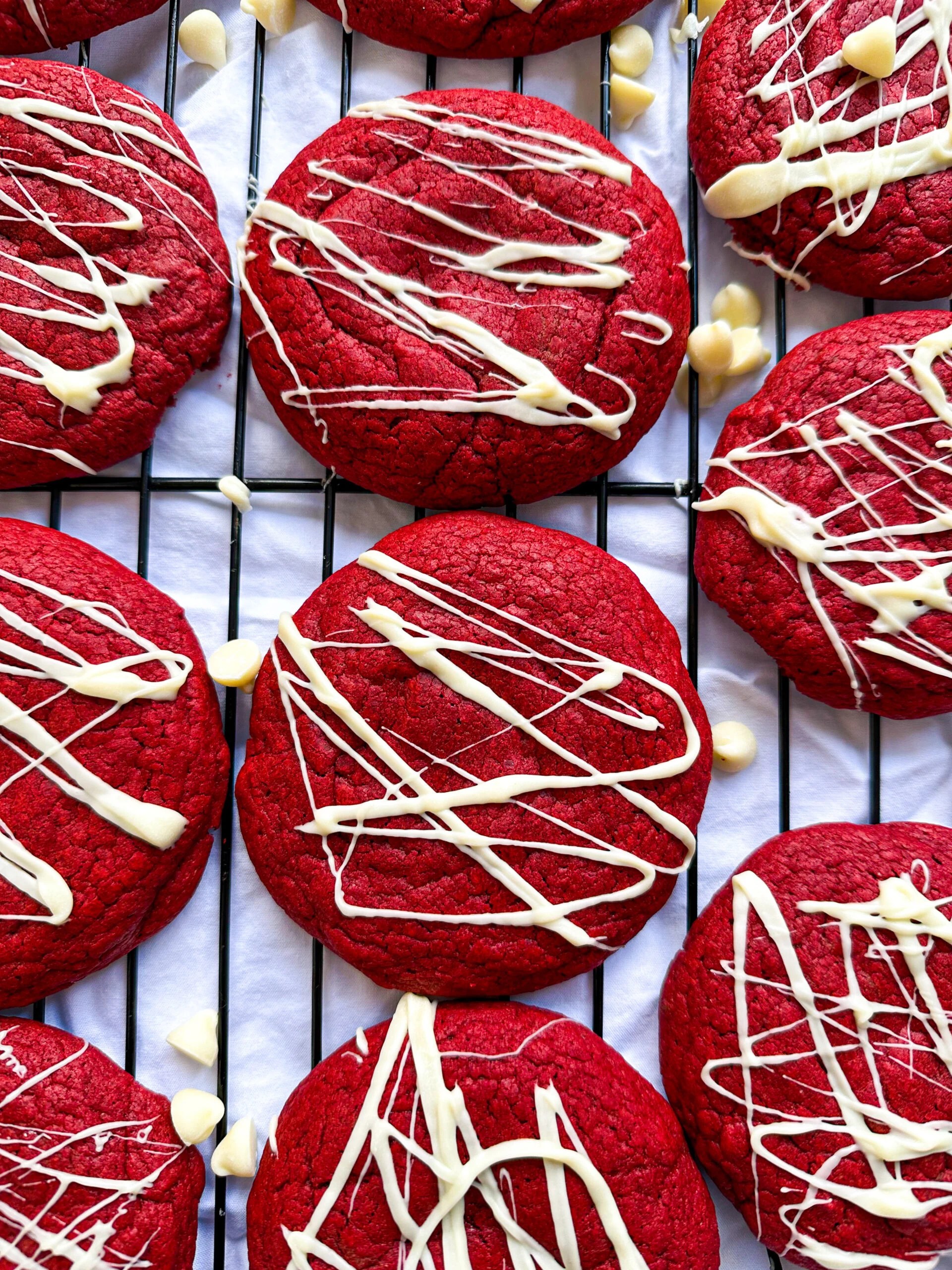 Red Velvet Cookies (Using Cake Mix!) Tastefully Grace