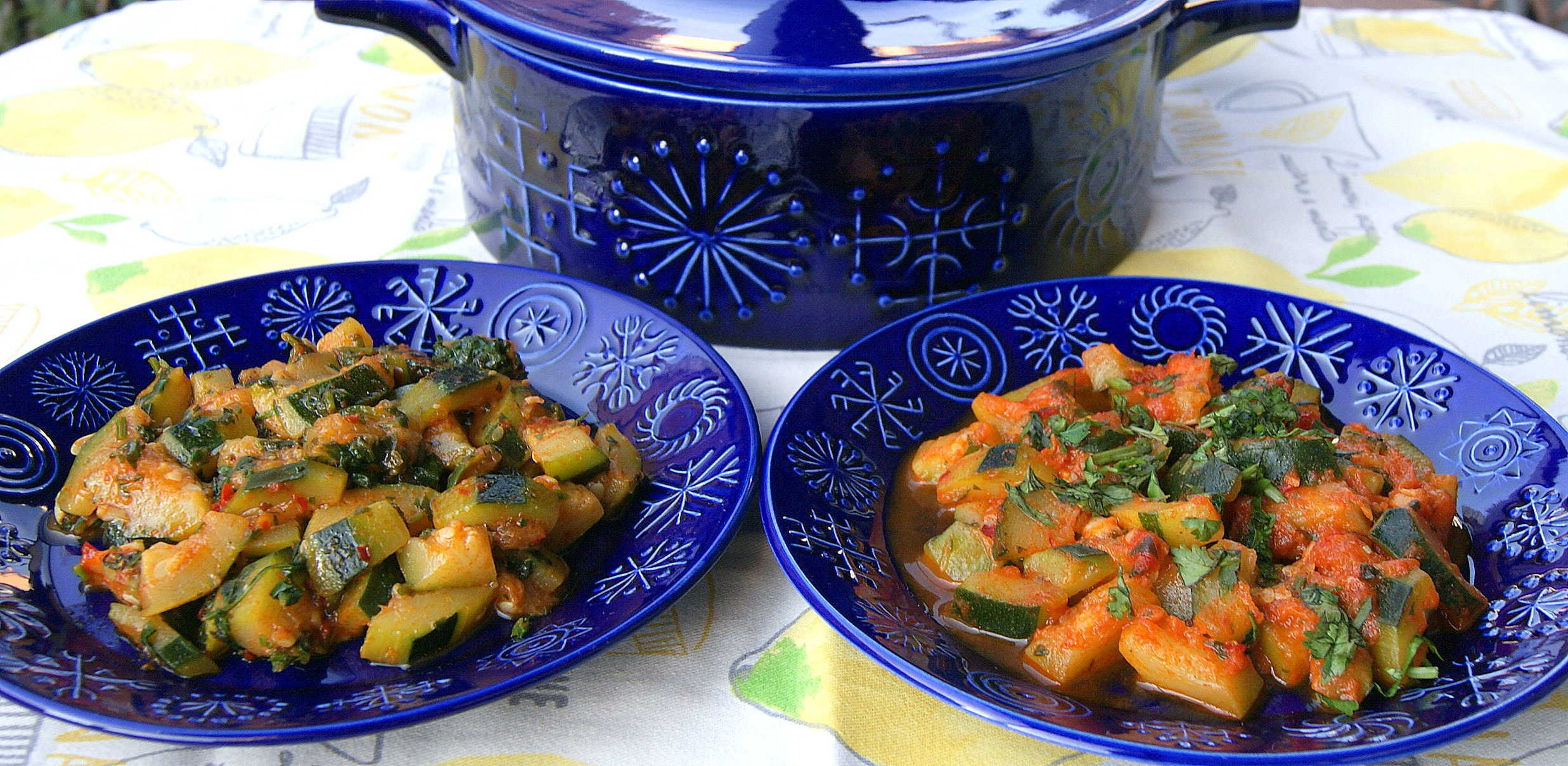 Moroccan Zucchini or Courgette Salad with Chermoula Taste of Maroc