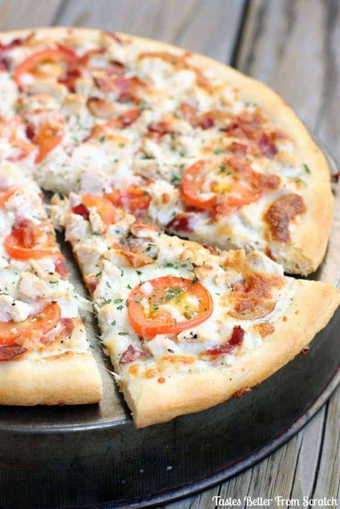 GarlicRanch Chicken Pizza Tastes Better From Scratch