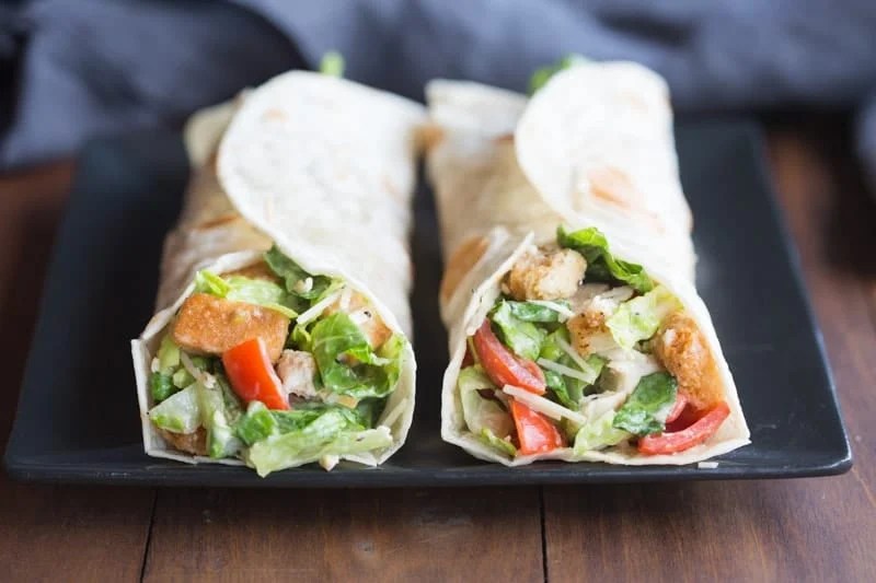 Chicken Caesar Wraps Tastes Better From Scratch