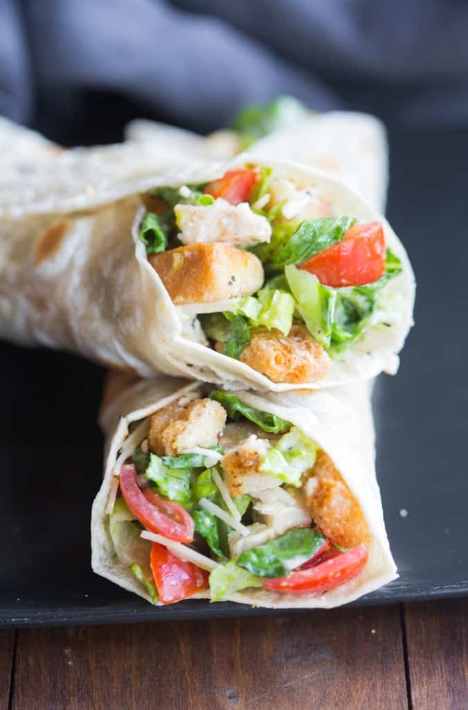 Chicken Caesar Wraps Tastes Better From Scratch